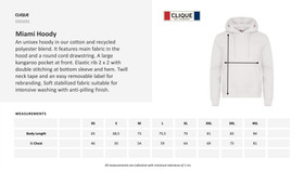 Cliquen Miami unisex- huppari 