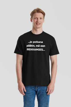 ...jo poikana päätin, mä oon rekkamies