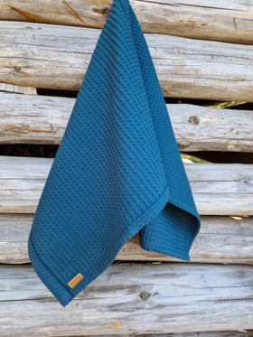 Vohvelikangas käsipyyhe petrooli