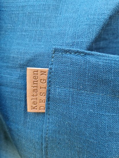 Kylpytakki pellavantyyppisestä ramista Petrooli, Musta ja Hiekka