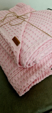  Lahjasetti Kylpytakki+kylpypyyhe Pinkki