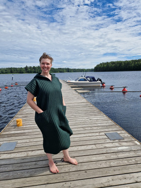 Kylpyviitta metsänvihreä