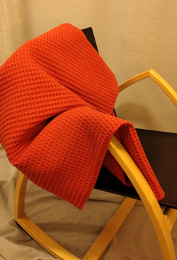 Torkkupeitto tiilenpunainen 