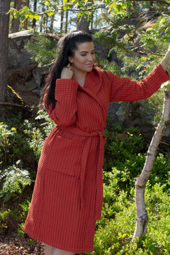 Bathrobe Brick Red