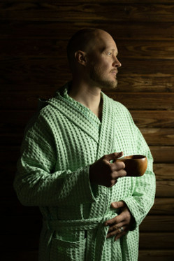 Lahjasetti Kylpytakki+kylpypyyhe Minttu. 