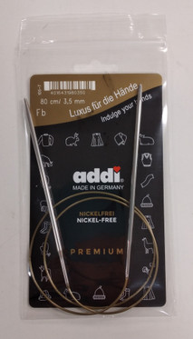 Circular knitting needle Addi 80 cm/3.5 mm