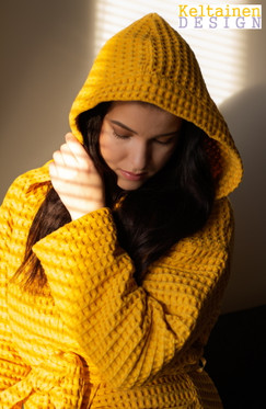 Lahjasetti Kylpytakki+kylpypyyhe Okra 