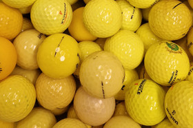 Edulliset keltaiset golfpallot, 25 kpl
