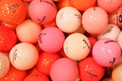 Edulliset vaaleanpunaiset golfpallot, 25 kpl