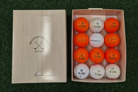 XXIO Super Soft X, Oranssi/Valkoinen, 12 kpl