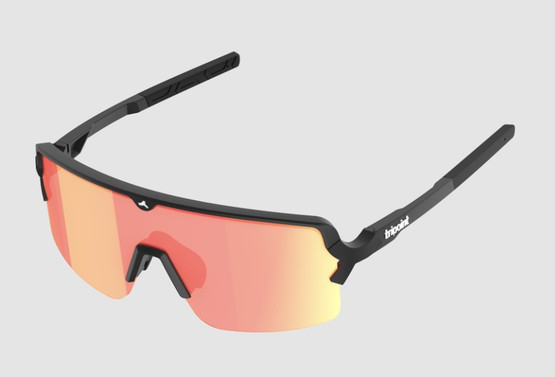 Tripoint Lake Prespa Small golfaurinkolasit, Musta sanka, Ruskea/punainen linssi, 1 kpl