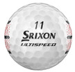 Srixon Q-Star Ultispeed Trackline, 12 kpl, uudet pallot