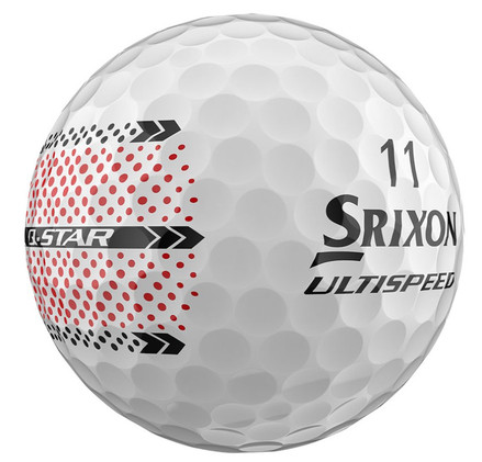 Srixon Q-Star Ultispeed Trackline, 12 kpl, uudet pallot