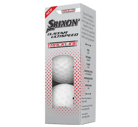 Srixon Q-Star Ultispeed Trackline, 12 kpl, uudet pallot