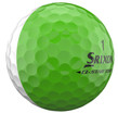 Srixon Q-Star Tour Divide, Lime-valkoinen, 12 kpl, uudet pallot