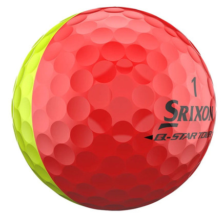 Srixon Q-Star Tour Divide, kelta-punainen, 12 kpl, uudet pallot