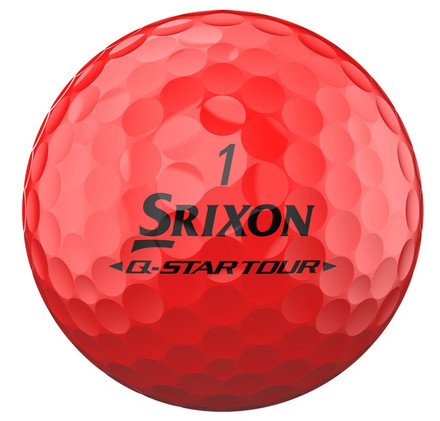 Srixon Q-Star Tour Divide, kelta-punainen, 12 kpl, uudet pallot
