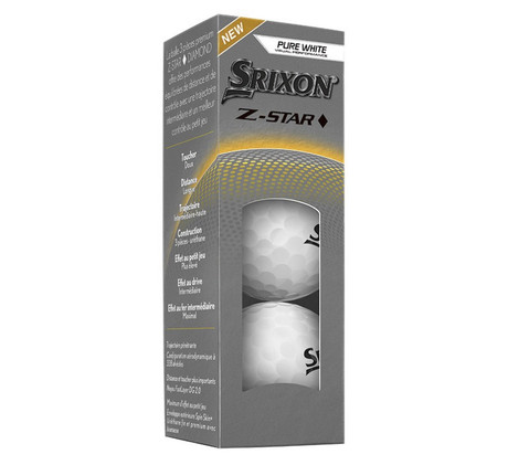 Srixon Z-Star Diamond, Valkoinen, 12 kpl, uudet pallot