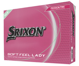 Srixon Soft Feel Lady, Pinkki, 12 kpl, uudet pallot