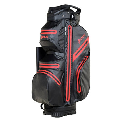 Srixon Weatherproof Cart Bag, Musta/Punainen, kantobägi, 1 kpl
