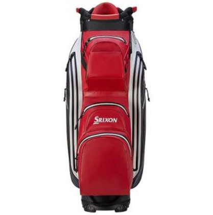 Srixon Weatherproof Cart Bag, Punainen/Musta/Valkoinen,kärrybägi, 1 kpl
