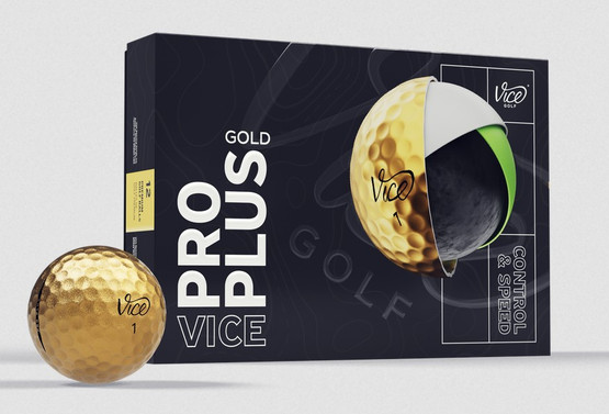 Vice Pro Plus, Kulta, 12 kpl, uudet pallot