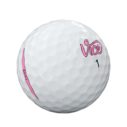 Vice Tour hennon vaaleanharmaa/pinkki, 12 kpl, uudet pallot