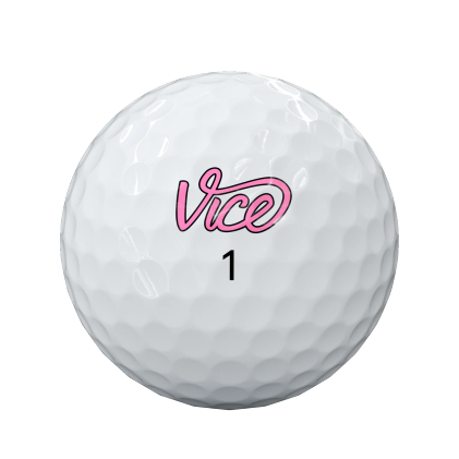 Vice Tour hennon vaaleanharmaa/pinkki, 12 kpl, uudet pallot