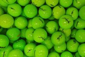 Vihreät golfpallot lajitelma, 25 kpl