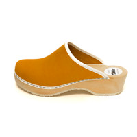 Clogs, vintage curry (vegetable-tanned)