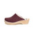 Clogs, vintage dark plum (vegetable-tanned)