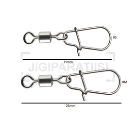 Daiwa Tournament D-Snap Swivel 7kpl