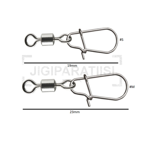 Daiwa Tournament D-Snap Swivel 7kpl