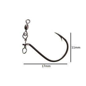 Mustad Ultrapoint Drop Shot Koukku #4 5kpl/pss