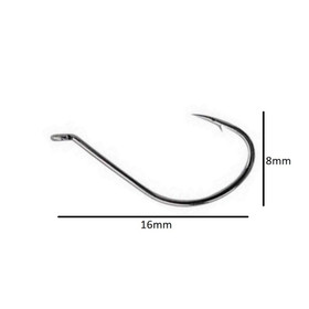 Mustad Ultrapoint Dropshot Koukku #6 10kpl/pss