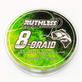 Ruthless 8-Braid kuitusiima 115m