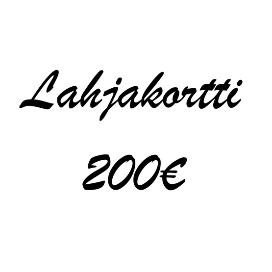 Lahjakortti 200€