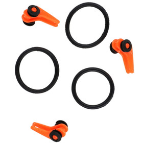 Clip For Hook Adjustable -Orange 3kpl