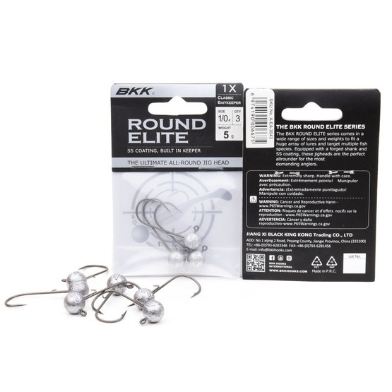 BKK Round Elite Jigipää Koukku #1/0