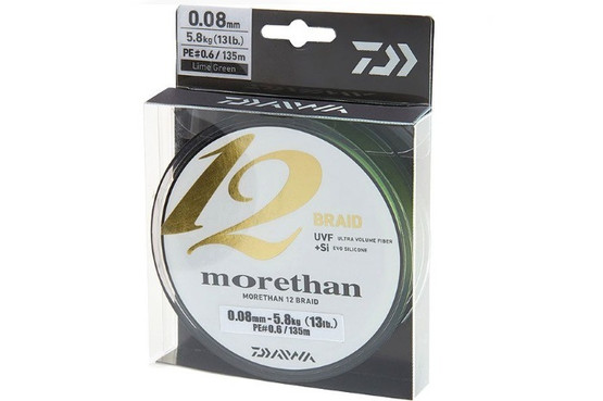 Daiwa Morethan 12 Braid Chartreuse 300m