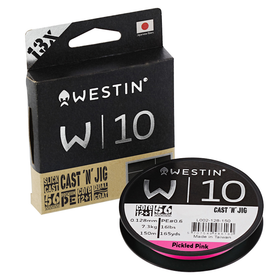 Westin W10 Cast 'N' Jig 13 Braid Pickled Pink 110m