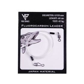 K.P Fluorocarbon Peruke 0.928mm/45kg 60cm 1kpl (SuperSnap2)