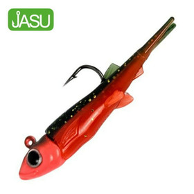 Jasu Puru 4cm 5kpl + Jigipää väri:100