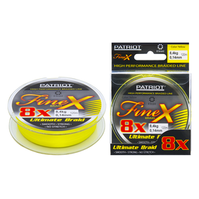 Patriot Finex Braid 8X Keltainen 120m