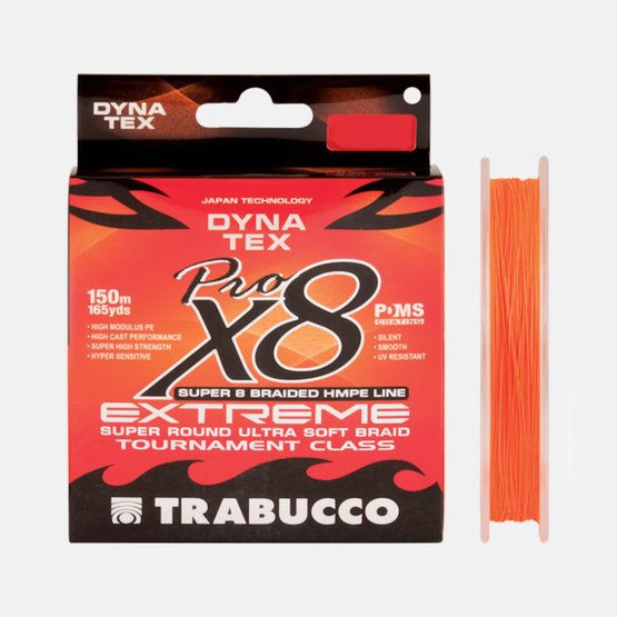 Trabucco Dyna-Tex X8 Pro Extreme 150m Orange