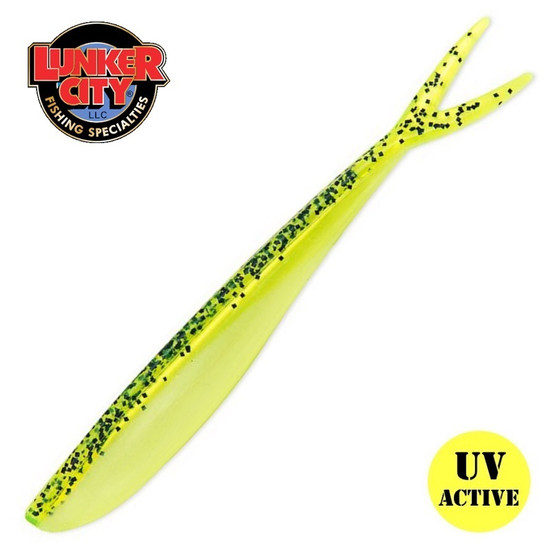 #145 Chartreuse Pepper Shad 4