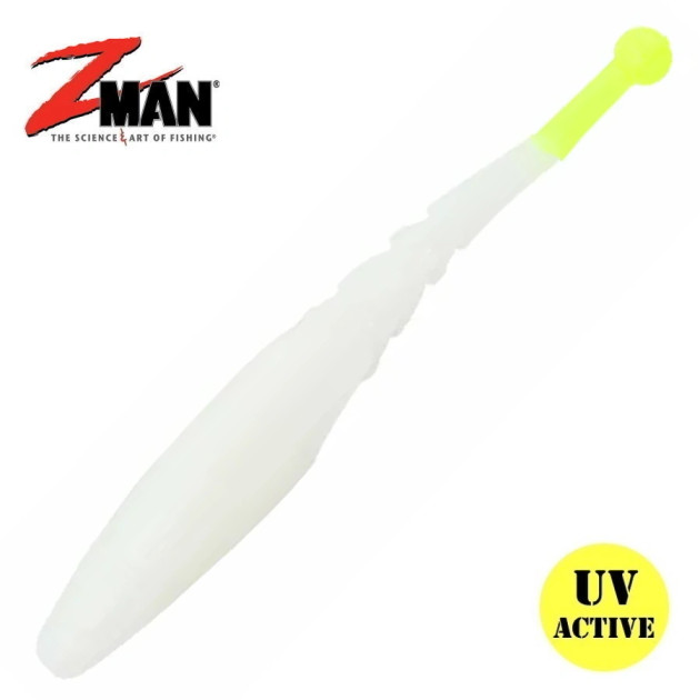 Z-Man Baby BallerZ Esche Soft Bait - 5,1 Cm, Glow Chartreuse, Confezione 8 Pezzi, ElaZtech - 2