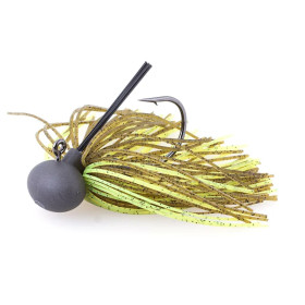 Green Pumpkin/Chartreuse 9g Koukku #2/0 1kpl