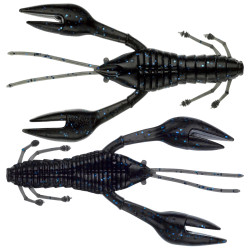 Black/Blue Flake 10cm 4kpl