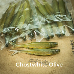 #303 Ghostwhite Olive 8cm 1kpl